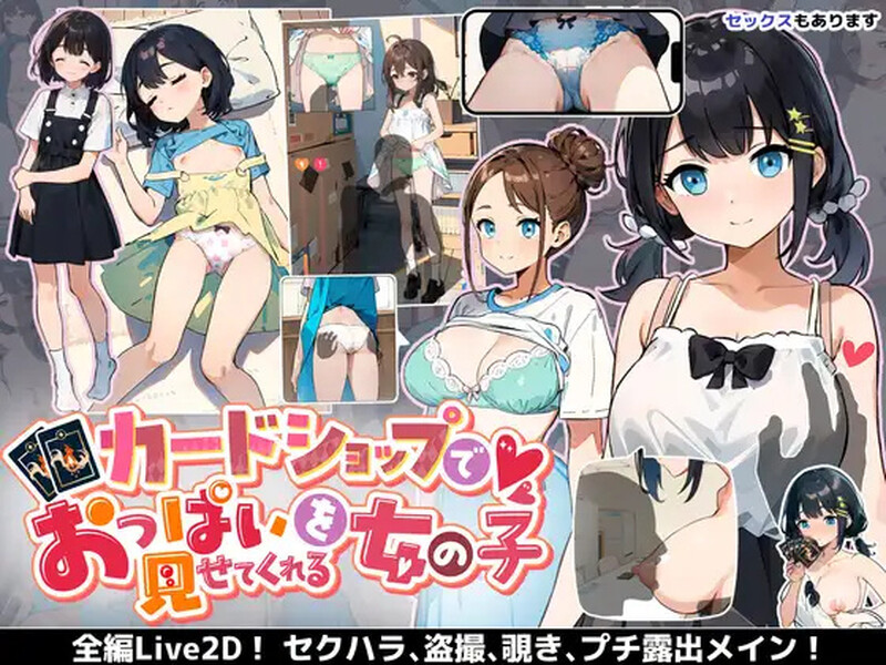 [SLG/动态/中文]在卡牌店里展示胸部的女生V1.04 内置机翻汉化[百度/496MB]