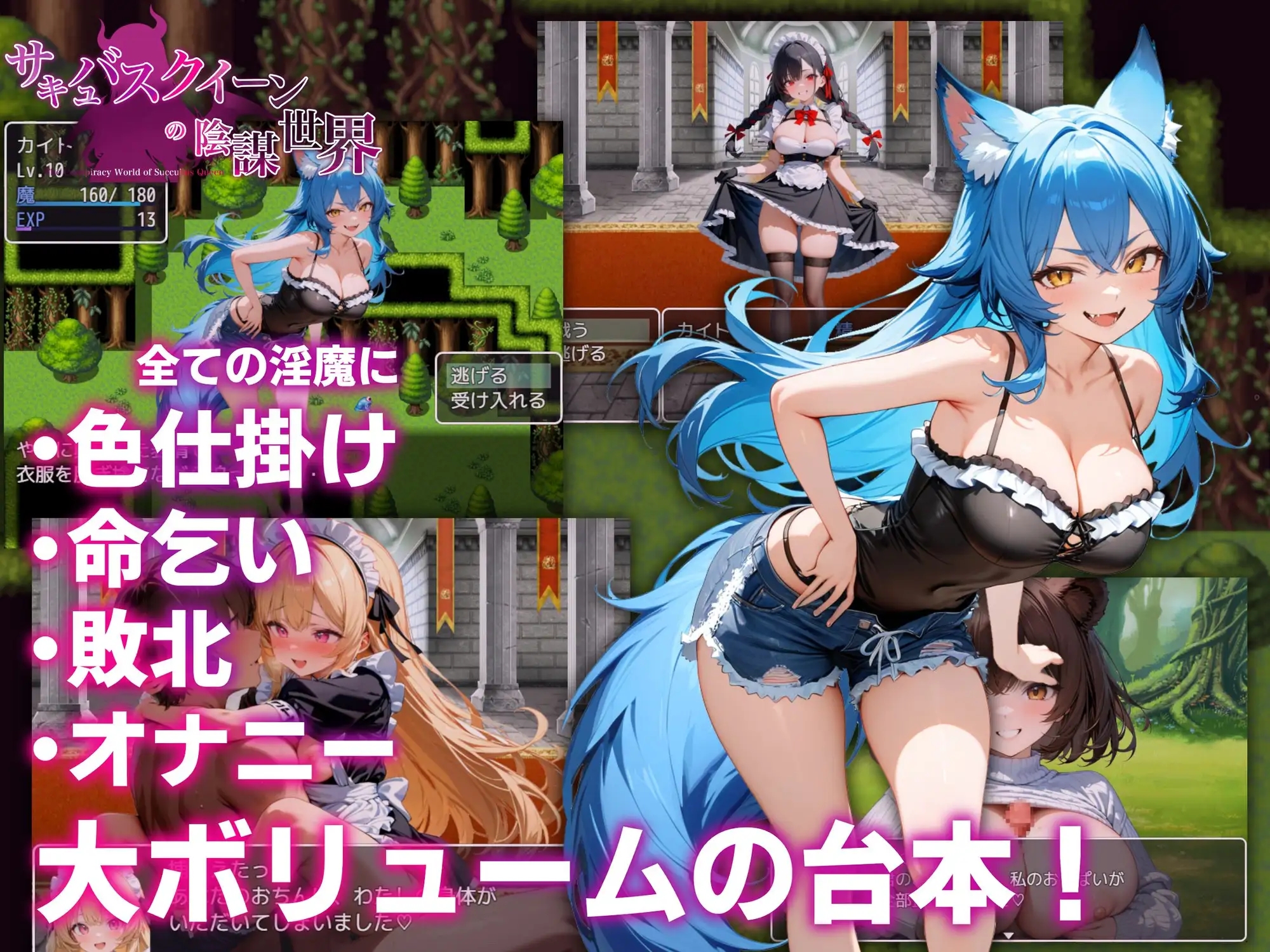 [RPG/AI汉化] 淫魔女王的阴谋世界 サキュバスクイーンの陰謀世界〜色仕掛けの誘惑と6つのオーブ〜[百度/夸克/1.42GB]